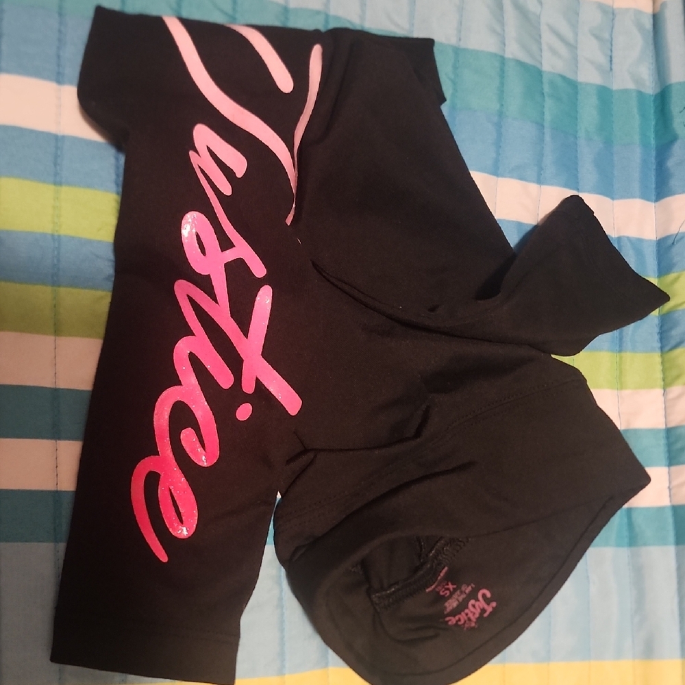 Justice Black Leggings Girls Size 5/6